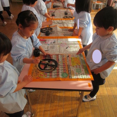 小桜組さんの「あかい　でんしゃ」ができてきたよ～(^^♪サムネイル