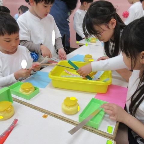 モザイク模様のカード💕（藤組）サムネイル